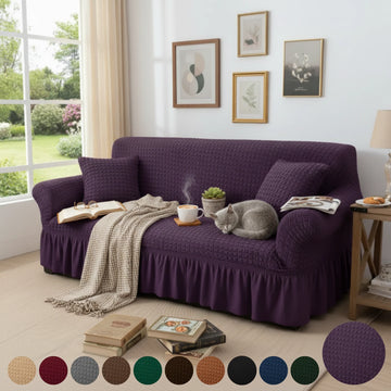 Bubble Sofa Covers Purple
